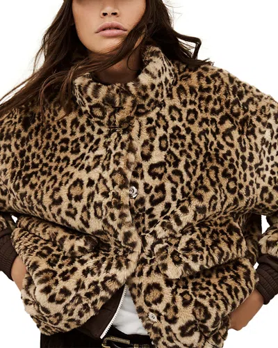 Ba&sh Ba & Sh Jaros Faux Fur Jacket In Multi