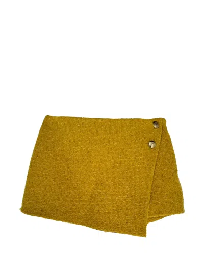 Pre-owned Ba&sh Java Skort In Yellow
