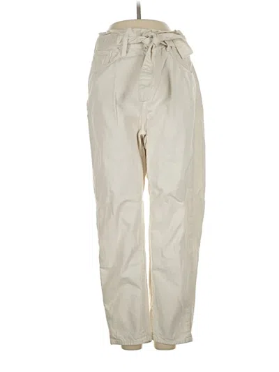 Pre-owned Ba&sh Jeans In Ivory