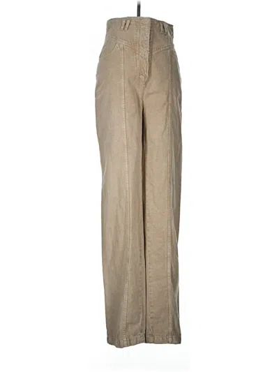 Pre-owned Ba&sh Jeans In Tan