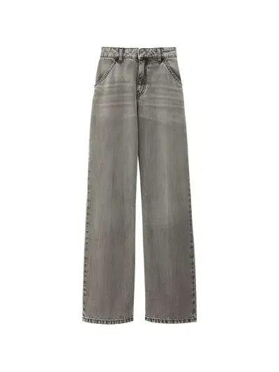 Ba&sh Jeans Trousers In Gray