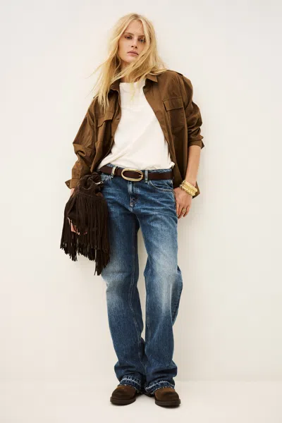 Ba&sh Jeans Vana For Woman In Blue