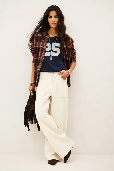 Ba&sh Jeans Zoel For Woman In Cream