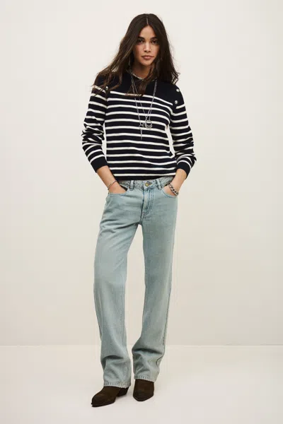 Ba&sh Jumper Matio For Woman In Blue
