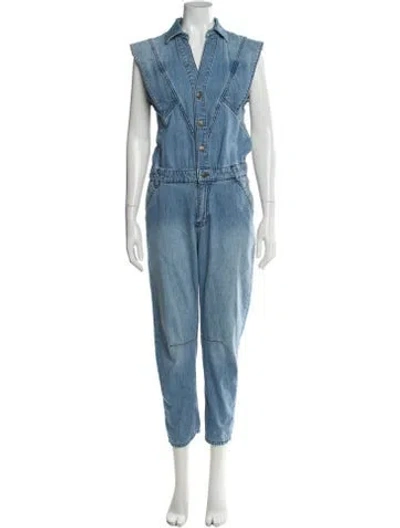 Pre-owned Ba&sh Jumpsuit In Blue