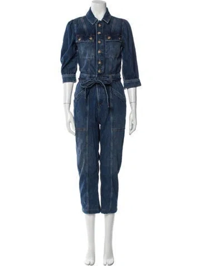 Pre-owned Ba&sh Jumpsuit In Blue