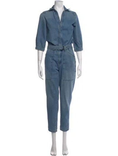 Pre-owned Ba&sh Jumpsuit In Blue