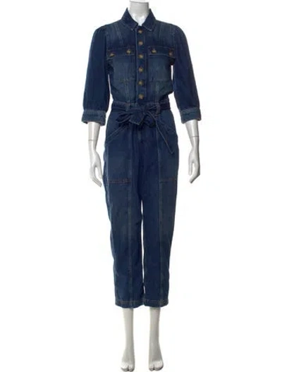 Pre-owned Ba&sh Jumpsuit In Blue