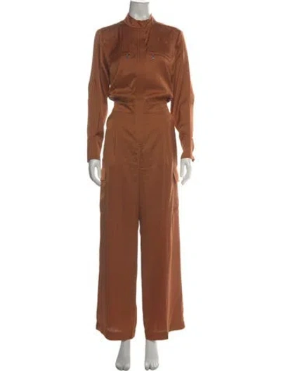 Pre-owned Ba&sh Jumpsuit In Brown