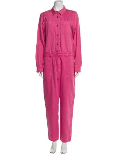 Pre-owned Ba&sh Jumpsuit In Pink
