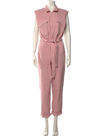 Pre-owned Ba&sh Jumpsuit In Pink