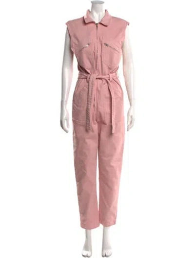 Pre-owned Ba&sh Jumpsuit In Pink