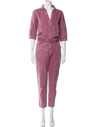Pre-owned Ba&sh Jumpsuit In Purple
