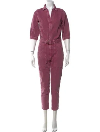 Pre-owned Ba&sh Jumpsuit In Purple