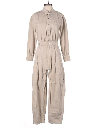 Pre-owned Ba&sh Jumpsuit In Tan