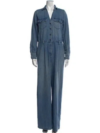 Pre-owned Ba&sh Jumpsuit W/ Tags In Blue