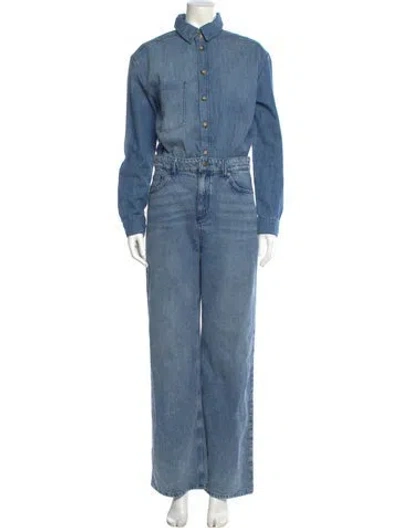 Pre-owned Ba&sh Jumpsuit W/ Tags In Blue