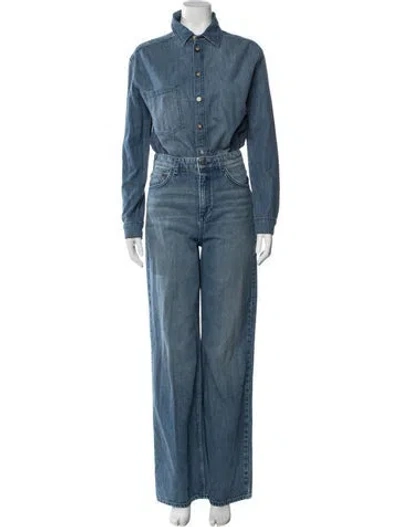 Pre-owned Ba&sh Jumpsuit W/ Tags In Blue