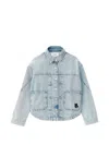 Ba&sh Juno Patch-pocket Jacket In Blue