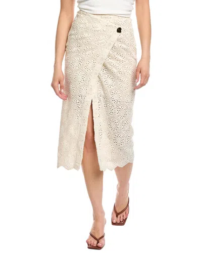 Ba&sh Jupe Gaelle Midi Skirt In Multi