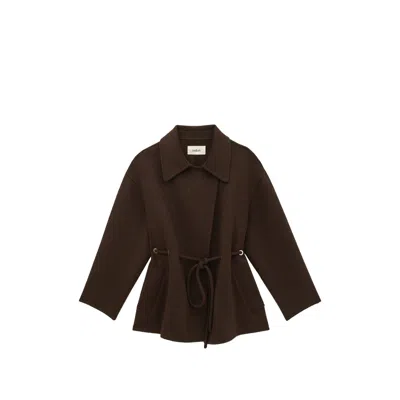 Ba&sh Drawstring-waist Jacket In Brown