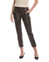 Ba&sh Kelly Leather Pant In Brown