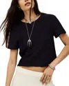 Ba&sh Ba & Sh Kenza Cropped Tee In Black