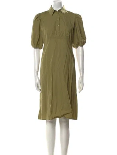 Pre-owned Ba&sh Knee-length Dress W/ Tags In Green