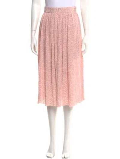 Pre-owned Ba&sh Knee-length Skirt In Pink
