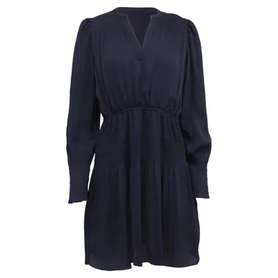 Ba&sh Ba & Sh Kosee Dress In Navy Blue Polyester