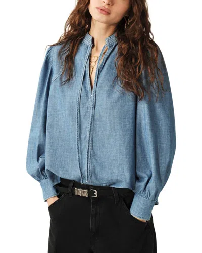 Ba&sh Kuka Blouse In Blue