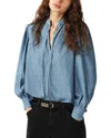 Ba&sh Kuka Blouse In Blue