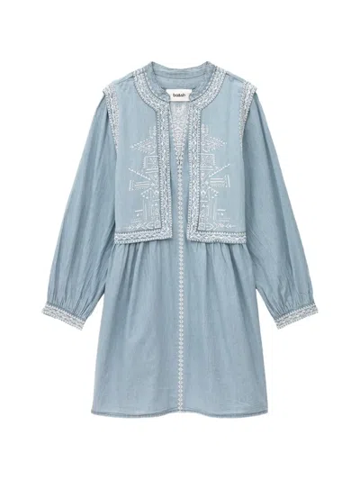Ba&sh Dress Laen For Woman In Blue