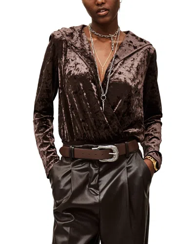 Ba&sh Laia Bodysuit In Brown