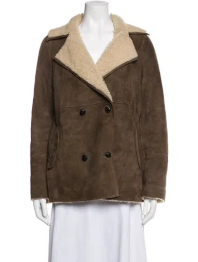 Pre-owned Ba&sh Lambskin Jacket In Neutrals