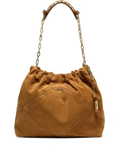 Ba&sh Large June Tote Bag In Brown