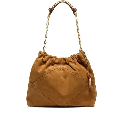 Ba&sh Large June Tote Bag In Brown