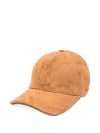 Ba&sh Leather Baseball Cap In Neutral