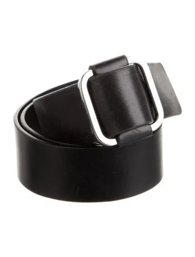 Pre-owned Ba&sh Leather Belt In Black