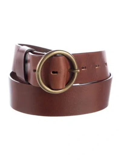 Pre-owned Ba&sh Leather Belt In Brown