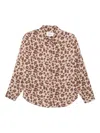 Ba&sh Leopard Print Button-fastening Shirt In Brown