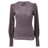Ba&sh Ba & Sh Lexi Sweater In Purple Viscose In Gray