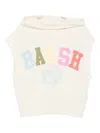 Ba&sh Logo-print Sleeveless Hoodie In White