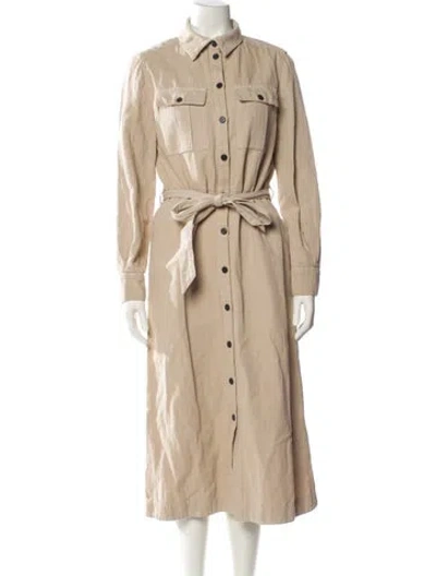 Pre-owned Ba&sh Long Dress In Neutral