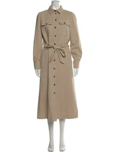 Pre-owned Ba&sh Long Dress In Neutral