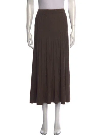 Pre-owned Ba&sh Long Skirt In Brown