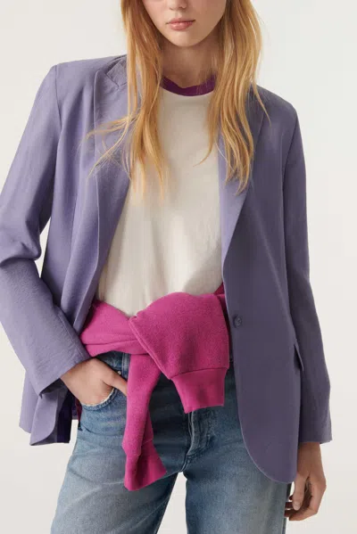 Ba&sh Long Sleeve Blazer Heroes For Women In Blue