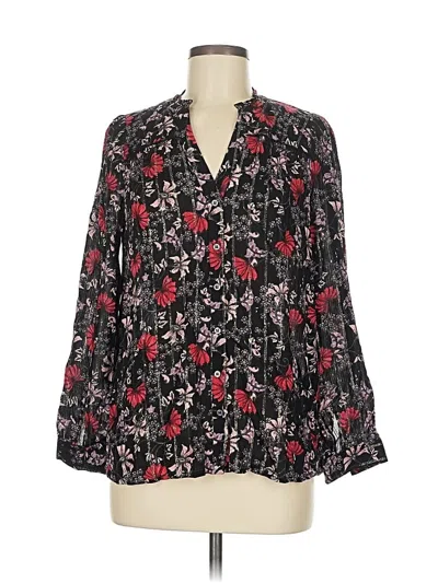 Pre-owned Ba&sh Long Sleeve Blouse In Black