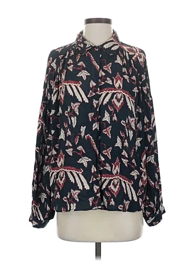 Pre-owned Ba&sh Long Sleeve Blouse In Black