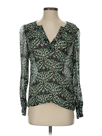 Pre-owned Ba&sh Long Sleeve Blouse In Black